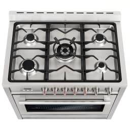 Cosmo 3 Piece Kitchen Appliance Package with 36" Freestanding Dual Fuel Range Kitchen Stove 24" Built-in Fully Integrated Dishwasher & French Door - Thumbnail 7