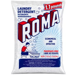 Roma Powder Laundry Detergent, Heavy Duty Cleaning for Stains, Grease and Dirt, 1.1 lb - Thumbnail 1