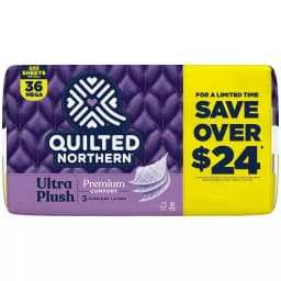 Quilted Northern Ultra Plush Toilet Paper (255 Sheets/Roll 36 Rolls) - Thumbnail 1