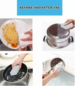 New Knack - 60 Pack Magic Sponge Eraser Cleaning Melamine Multi-Functional Foam Cleaner Us - Thumbnail 5