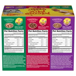 Meow Mix Tenders in Sauce Wet Cat Food Variety Pack With Poultry & Beef Favorites, 24 Cups, 2.75 oz Each - Thumbnail 8