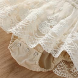 IBTOM CASTLE Baby Girls Lace Bodysuit Boho Clothes 1st Birthday Cake Smash Outfit Newborn Photography Outfits Summer Sunsuit 3-6 Months Apricot Lace - Thumbnail 6