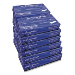 ArtisanWax 10 in. x 10.75 in. Interfolded Dry Wax Deli Paper - White (500 Sheets/Box, 12 Boxes/Carton) - Thumbnail 1