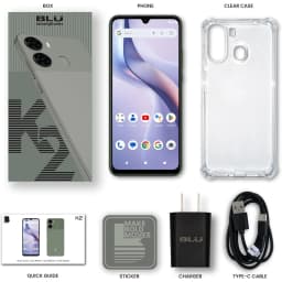 BLU K2 K0210WW 64GB GSM Unlocked Android Smartphone - Green - Thumbnail 6