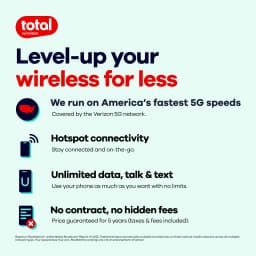 Total Wireless Apple iPhone 17e, 256GB, 5G, White - Prepaid Smartphone [Locked to Total Wireless] - Thumbnail 6