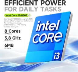 HP 17 Laptop, Intel 8-Core i3-N305, Anti-Glare Display, 32GB RAM, 2TB SSD, Windows 11 Pro, Numeric Keypad, Copilot AI - Thumbnail 6