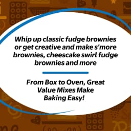Great Value Fudge Brownie Mix, 18.3 oz Box - Thumbnail 3