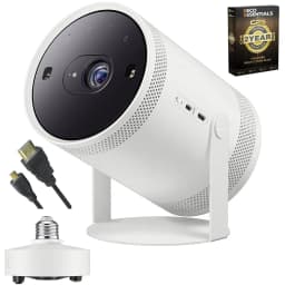 Samsung The Freestyle Projector 2nd Gen with Gaming Hub SP-LFF3CLAXXZA Bundle with Socket Adapter - Thumbnail 1