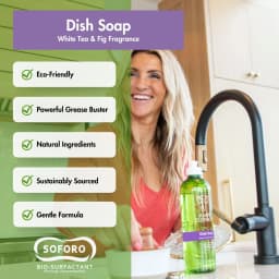 Happy Elephant Dish Soap - Superior Cleaning Power, Liquid Ez Squeeze Bottle, Easy Rinse, Water Efficient, Cuts Through Grease, Gentle on Hands - Thumbnail 7
