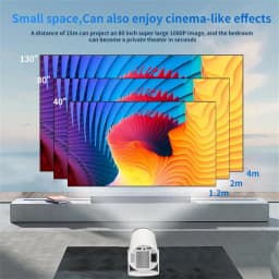 Kothab Retro Console Projector - 2-In-1 Professional Game Projector, 4k Hd Projector With Built-In Retro Games - Thumbnail 3