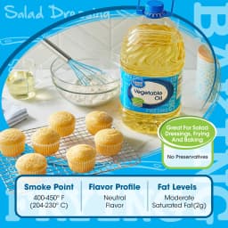 Great Value Vegetable Oil, Heart Healthy and Versatile, 1 Gallon Bottle - Thumbnail 7