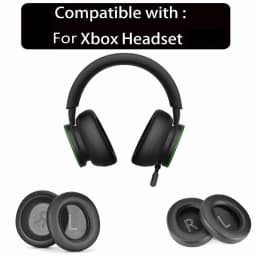 RHEA- 2Pcs Soft Ear Pads Cushion Earmuffs For Xbox Series X/S One Wireless Headset F - Thumbnail 3