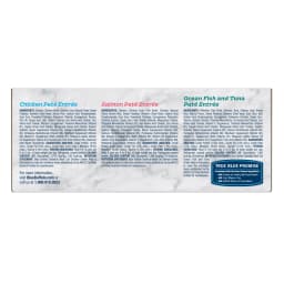 Blue Buffalo Tastefuls Natural Pate Wet Cat Food Variety Pack, Salmon, Chicken, Ocean Fish & Tuna Entrées 3-oz Cans (12 Count - 4 of Each Flavor) - Thumbnail 2