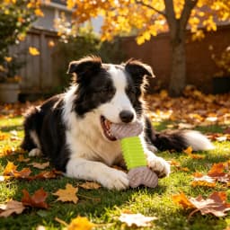 Tough Dog Toys for Aggressive Chewers: Peanut Butter Flavored Long Lasting Dog Bones for Large Dogs, Heavy Duty Nylon & Rubber Dog Chew Toys to Keep - Thumbnail 6
