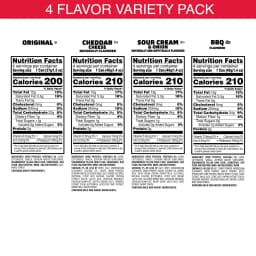 Pringles Potato Crisps Chips, Lunch Snacks, Variety Pack, 22oz Pack (16 Cans) - Thumbnail 2