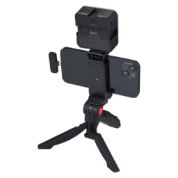 onn Portable LED Video Light Kit with Tripod Grip, Smartphone Holder & Bluetooth Remote for Vlogging, Streaming, and Photography - Thumbnail 10