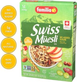 Familia Swiss Muesli, Classic Rolled Wholegrains with Fruits & Nuts, 29 oz (822 g) - Thumbnail 8