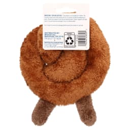 Vibrant Life Brown Pretzel Plush Dog Toy with Squeaker, Chew Level 1 - Thumbnail 8
