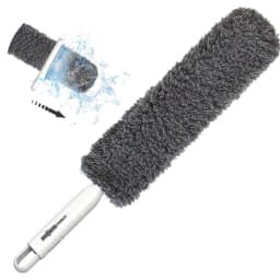 EHOMGUI Microfiber Duster with Replaceable & Washable Head, Extends to 23 in, Unscented,Gray - Thumbnail 1