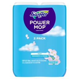 Swiffer Power Mop Refill Solution, Tile, Vinyl, Laminate, Wood, Floor Cleaner, Fresh, 50.6oz - Thumbnail 10
