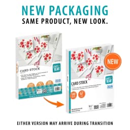 Pen+Gear White Card Stock, 8.5" x 11", 67 lb, 100 Sheets - Thumbnail 3