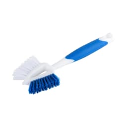 Clorox 2-In-1 Double-Sided Tile and Grout Bathroom Cleaning Brush, Blue/White - Thumbnail 2