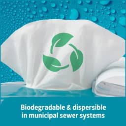 Medline ReadyFlush Flushable Personal Cleansing Wipes, Fragrance Free, 8 x 10In, 24 Count - Thumbnail 4