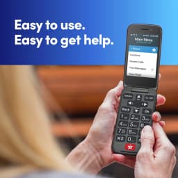 LIVELY Jitterbug Flip2 - Flip Cell Phone for Seniors - Not Compatible with Other Wireless Carriers - Must Be Activated Phone Plan - No SIM Needed - Flip2 Red - Thumbnail 3