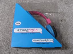 RHEA- Vivitar Swag Style Cupcakes Stereo Headphones With Mic ( Case Of 2 ) - Thumbnail 1
