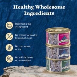 Blue Buffalo Wilderness High Protein Adult Wet Cat Food Pate, Variety Pack, 3oz Cans 12 CT - Thumbnail 6