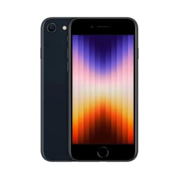 Pre-Owned Apple iPhone SE (3rd Gen) (Unlocked) 64GB Midnight (A2595) Bundle with Pre-Installed Tempered Glass - Thumbnail 3