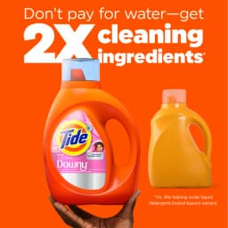 Tide Laundry Detergent Liquid Plus a Boost of Ultra Downy, April Fresh Scent, 117 fl oz, 83 Loads - Thumbnail 6
