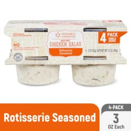 Freshness Guaranteed Rotisserie Seasoned White Meat Chicken Salad, 4 count, 3 oz each - Thumbnail 1