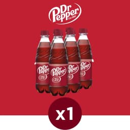 Dr Pepper Soda Pop, 16.9 fl oz, 6 Pack Bottles - Thumbnail 3