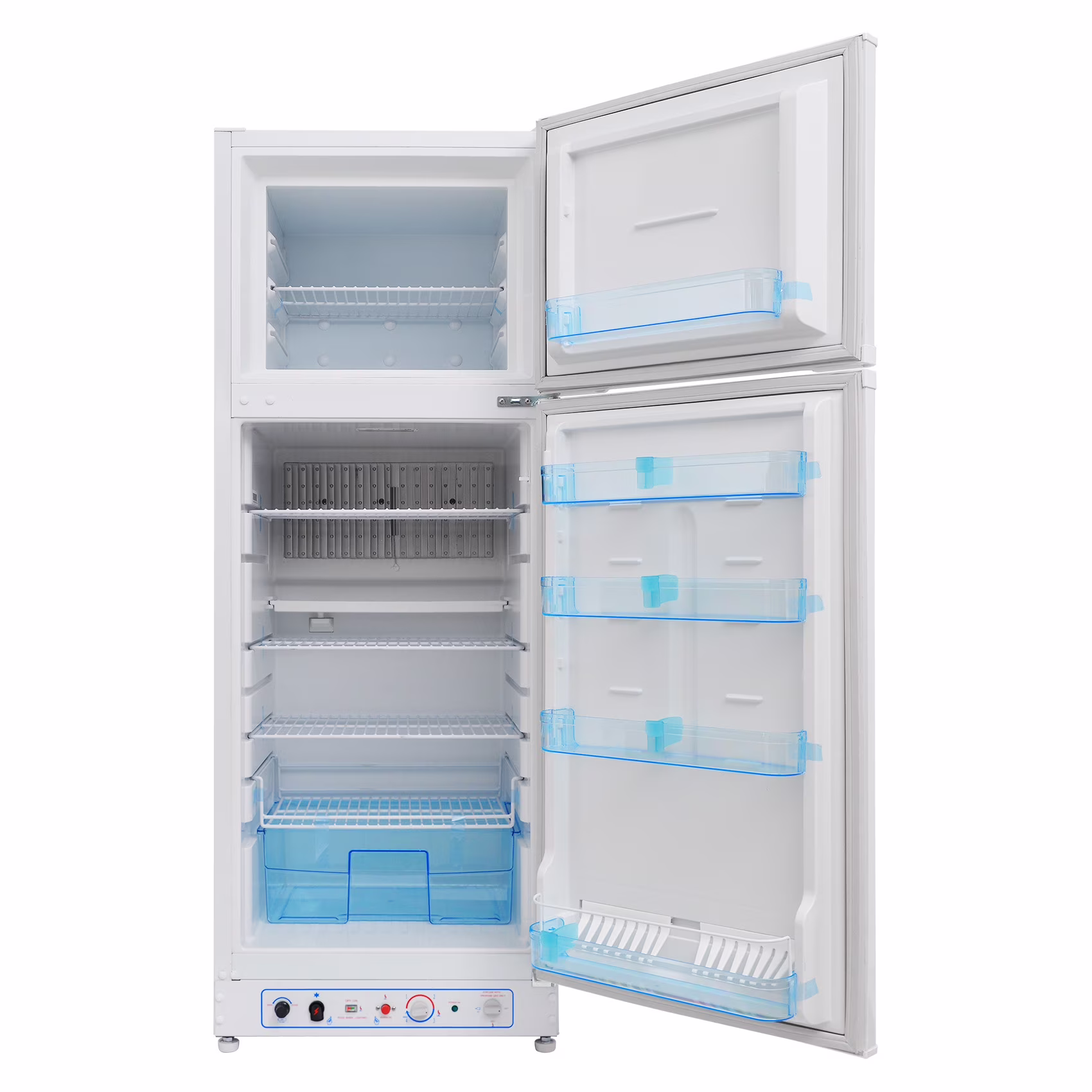 Smad 9.4 Cu ft 64 in*H Propane Refrigerator AC 110V Freezer Large Capacity Frigde Camper Motorhome - Thumbnail 6
