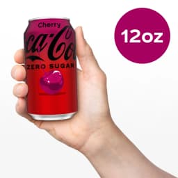 Coca-Cola Zero Sugar Cherry Soda Pop Fridge Pack Cans, 12 fl oz, 12 Pack - Thumbnail 6