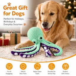 COUTEER Large Squeaky Dog Toys Plush Dog Chew Toys with Soft Fabric for Small, Medium, and Large Dogs Daily Companionship Training Reward Gift - Thumbnail 9