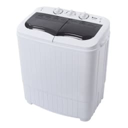 Portable Washing Machine,Compact Clothes Washing Machine, Semi Automatic Washing Machine, Mini Twin Tub Washing Machine for Apartments - Thumbnail 3