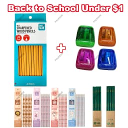 Under $1 Pencils Bulk 2B Pencils Natural Wood 8.1in Green 12 Pack for Exam Homework Office Supplies by Xuniizn - Thumbnail 1