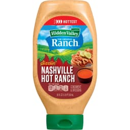 Hidden Valley Sizzlin' Nashville Hot Ranch Dip Sauce Condiment & Dressing, 20 fl oz Squeeze Bottle - Thumbnail 5