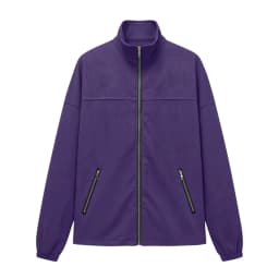 ZUBMGKTE Men's Suede Leather Bomber Jacket Casual Coat for Men Jacket with Two Pockets - Thumbnail 7