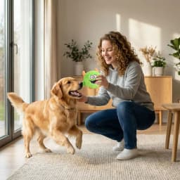 Giant Green Spiky Ball Dog Chew Toy – Extra Large Self-Play Teeth Cleaning Toy for Aggressive Chewers，Green - Thumbnail 3