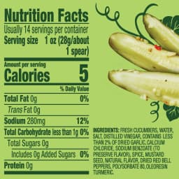 Claussen Kosher Dill Pickle Spears, 24 fl. oz. Jar - Thumbnail 8