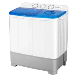 Resenkos 2-in-1 Portable 22lbs Capacity Washing Machine with Timer Control-Blue, Portable Washing Machine for RV, Apartments and Dorms - Thumbnail 1