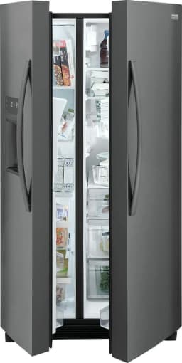 FRIGIDAIRE GRSS2652AD SIDE BY SIDE FREESTANDING REFRIGERATOR Stainless Steel - Thumbnail 5
