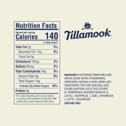 Tillamook Oregon Strawberry Good & Creamy Low Fat Yogurt, 6 oz - Thumbnail 8