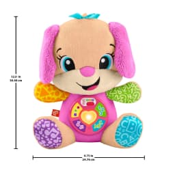 Fisher-Price Laugh & Learn Smart Stages Sis Pink Plush Musical Learning Toy for Baby & Toddler - Thumbnail 5
