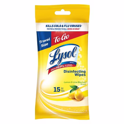 Lysol Lemon and Lime Blossom Disinfecting Wipes - Thumbnail 1