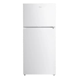 Midea MRT14D2BWW 14 Cu. Ft. White Top Freezer Refrigerator Garage Ready - Thumbnail 1