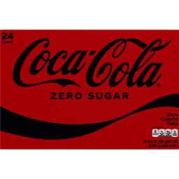 Coca-Cola Zero Sugar Soda Pop Cans, 12 fl oz, 24 Pack - Thumbnail 18